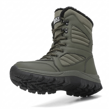 Bota de neve feminina verde impermeável cano alto - Valent Calçados