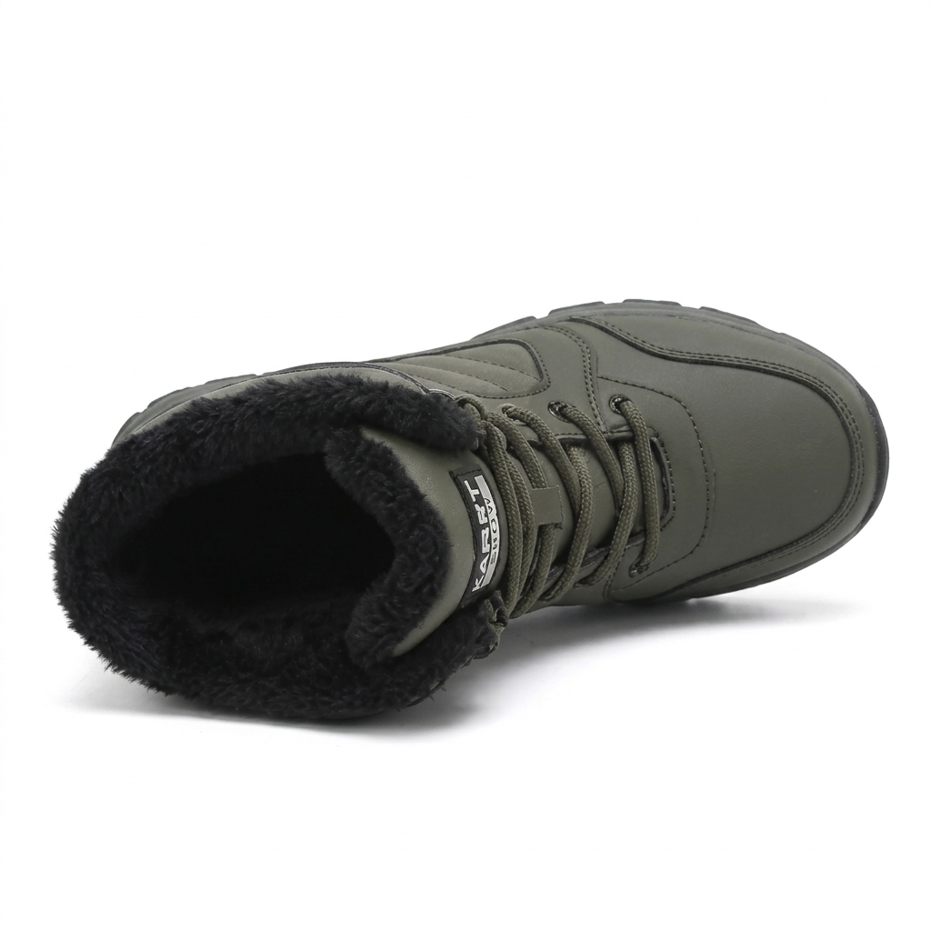Bota neve verde sola tratorada trilha - Valent