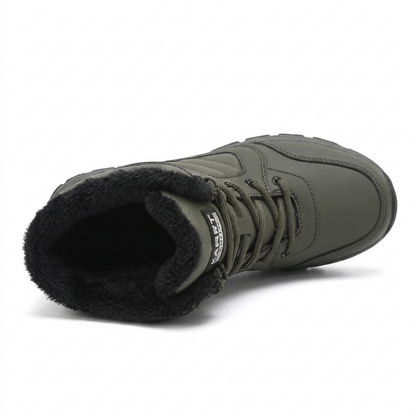 Bota neve verde sola tratorada trilha - Valent