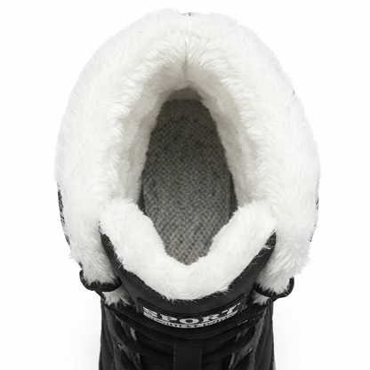 Bota neve preta sola tratorada antiderrapante - Valent