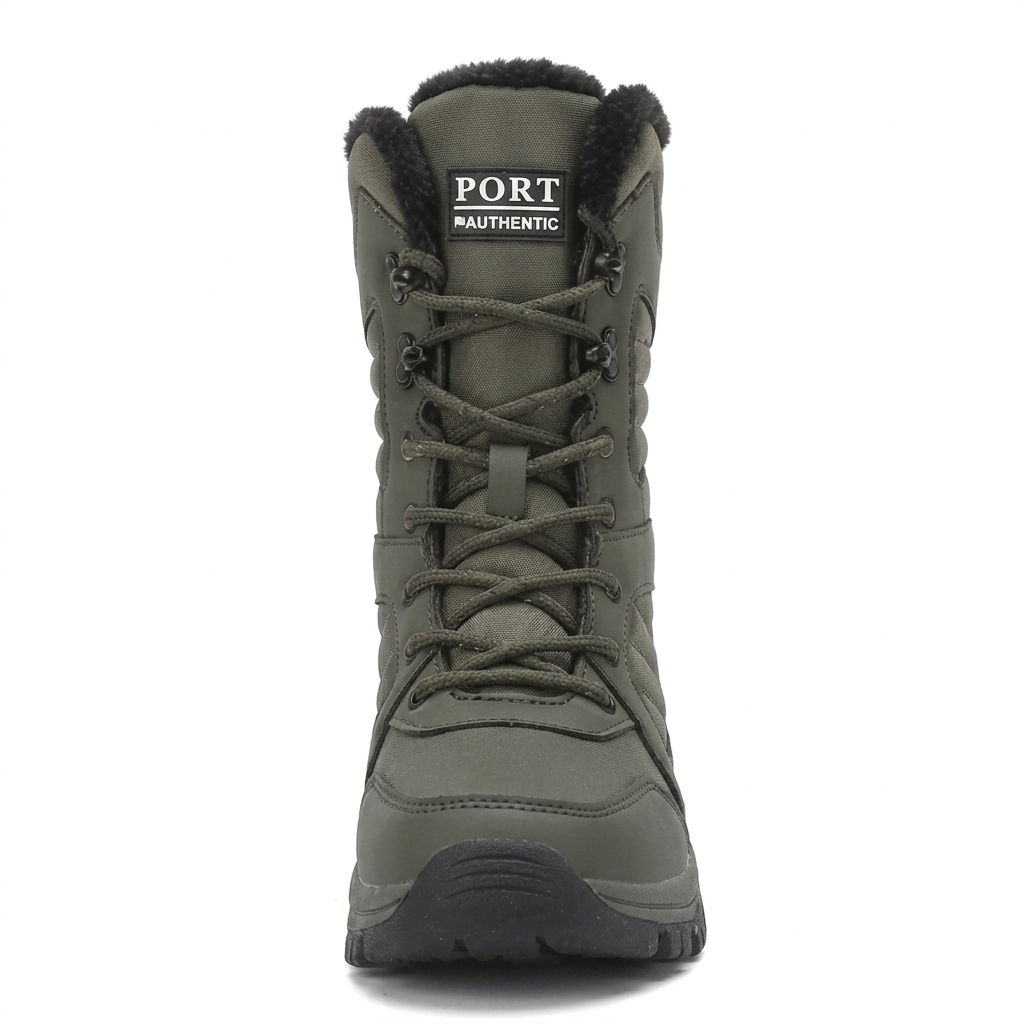 Bota neve verde par inverno aventura - Valent Calçados