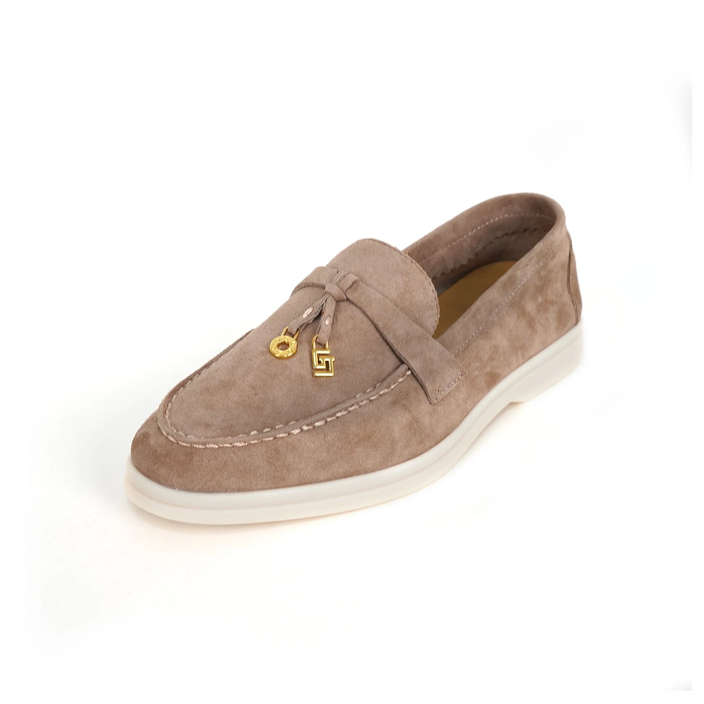 Loafer cashmere azul claro sola borracha - Valent