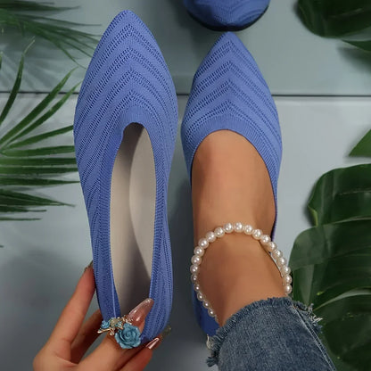 Ballet flat vermelha knit numeração 35 ao 43 - Valent
