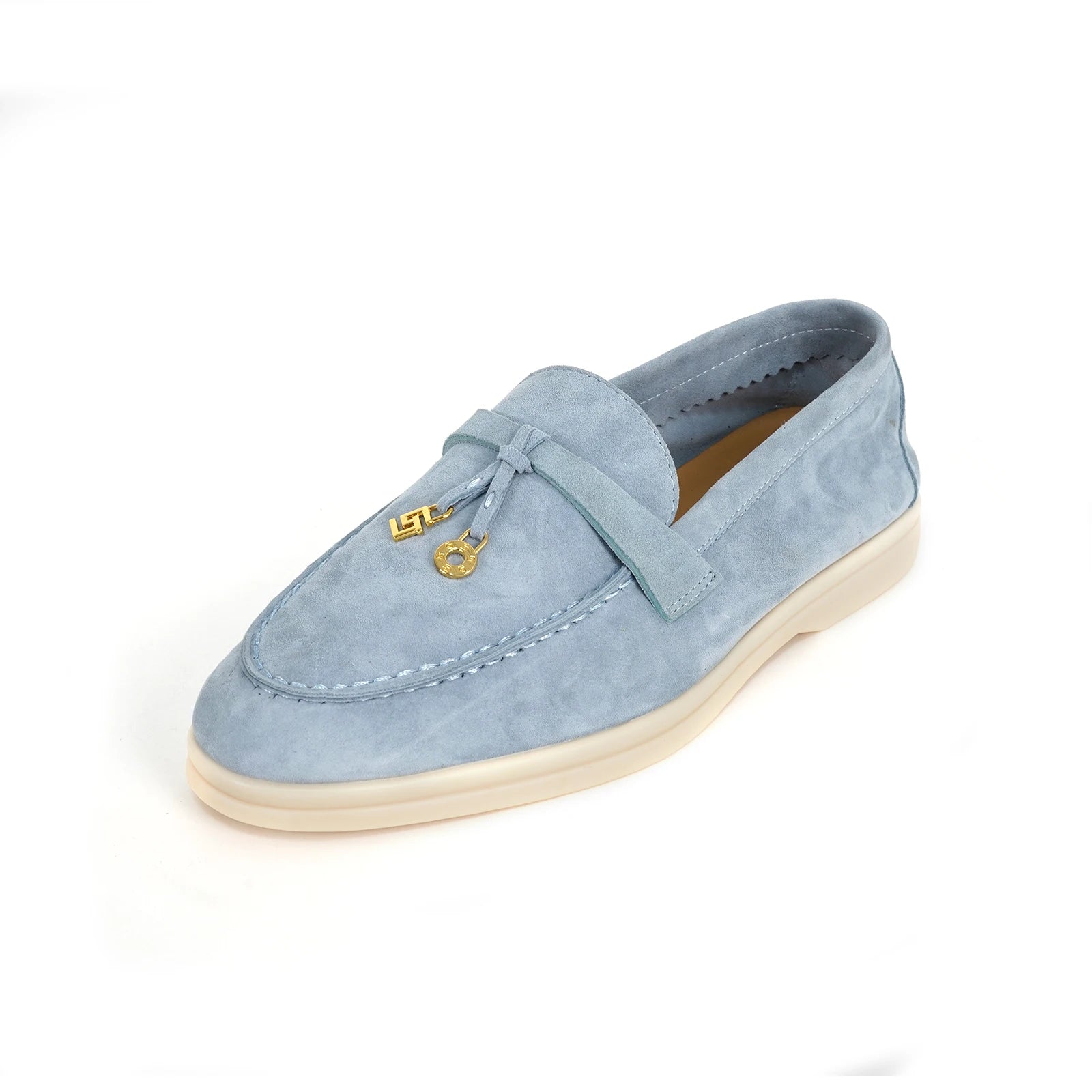 Loafer cashmere azul escuro sola borracha - Valent