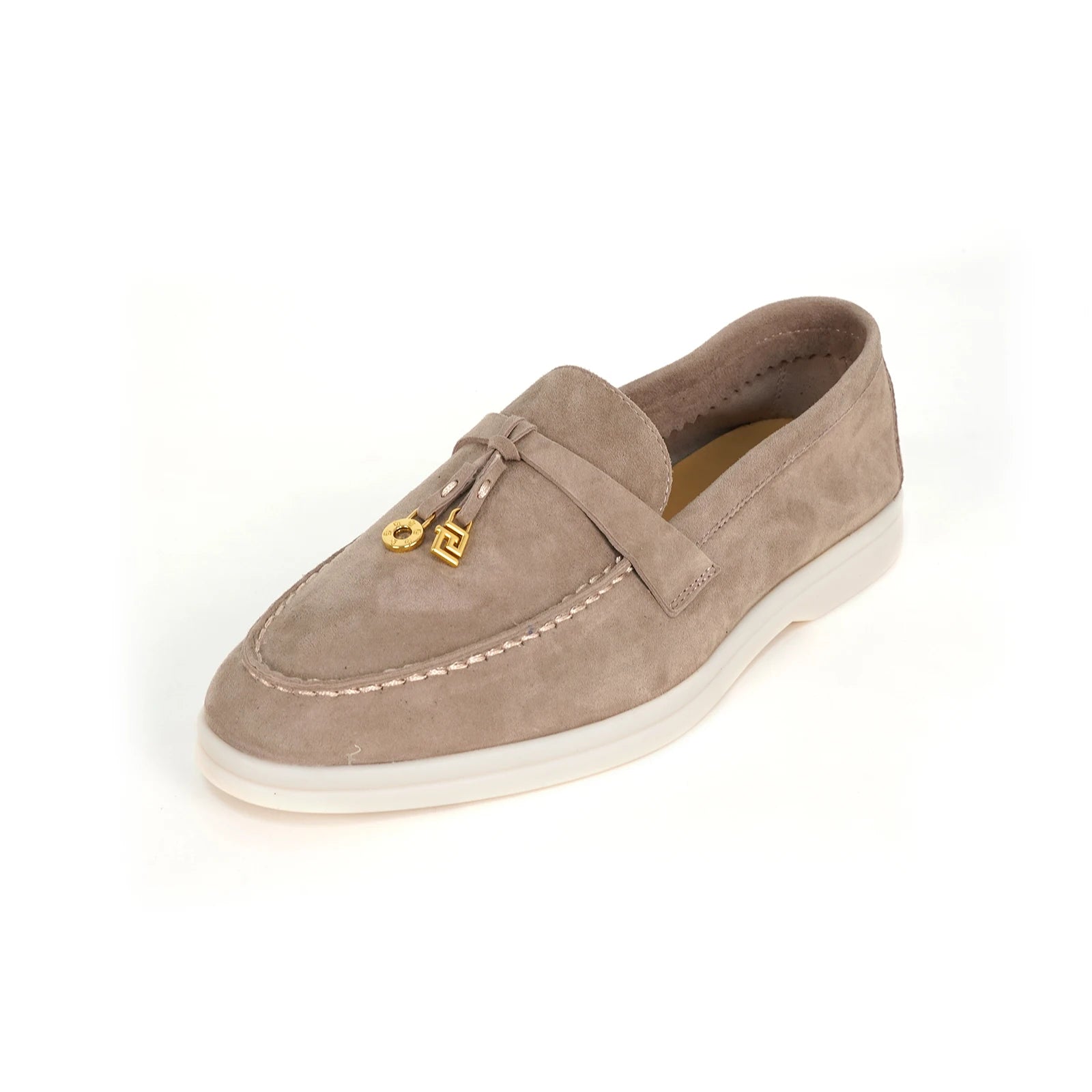 Loafer cashmere rosa apricot confortável - Valent
