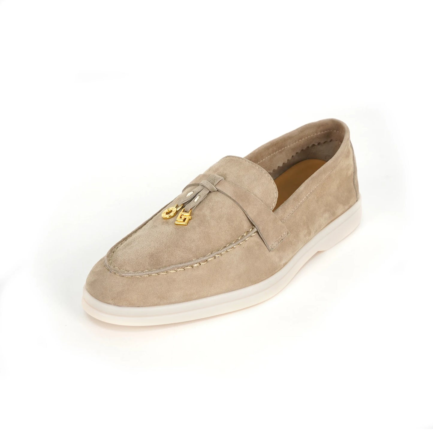 Loafer cashmere caqui escuro confortável - Valent