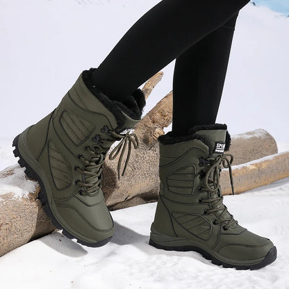Bota neve impermeável solado antiderrapante — detalhe sola - Valent