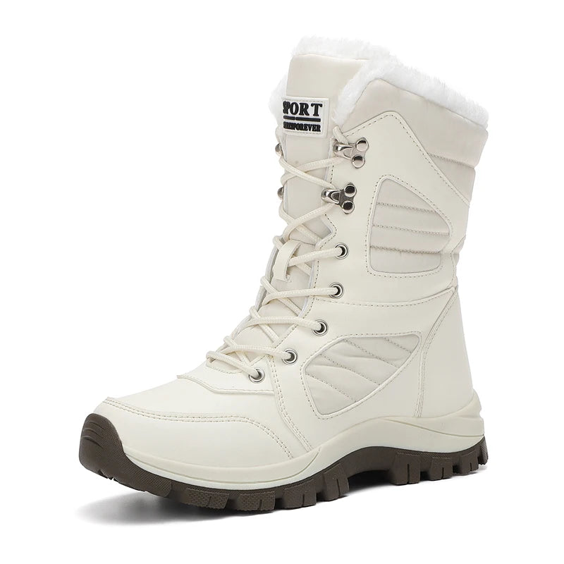 Bota neve cano alto forro grosso par completo - Valent