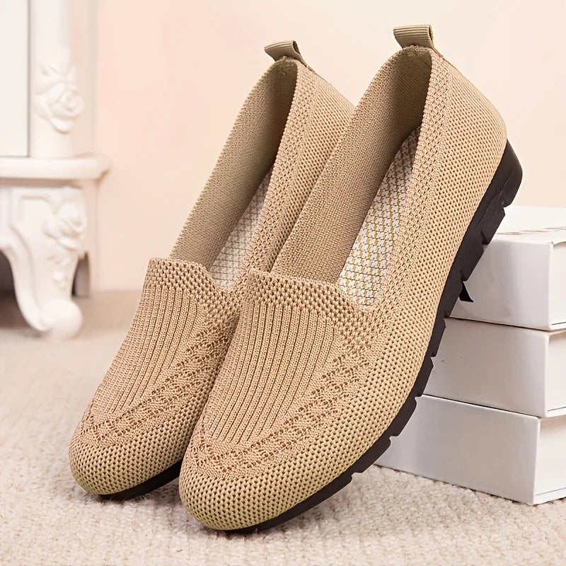 Sapatilha knit rosa lateral slip on - Valent