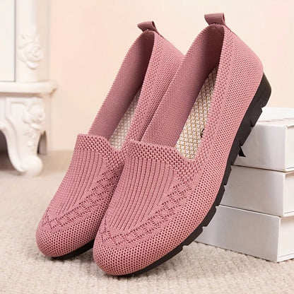 Sapatilha knit vermelha par casual - Valent