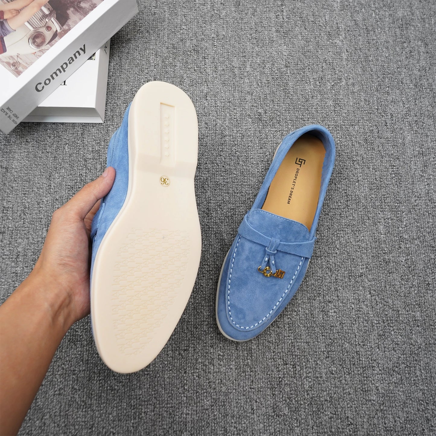Loafer cashmere bege numeração 35 ao 44 - Valent