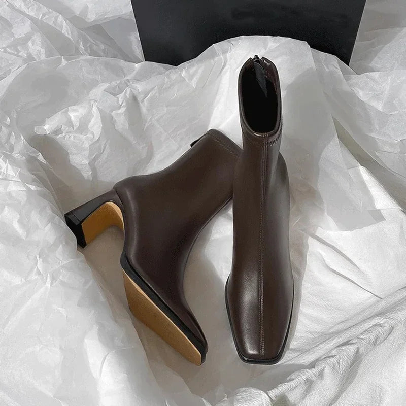 Ankle boot vintage algodão quente — look inverno - Valent