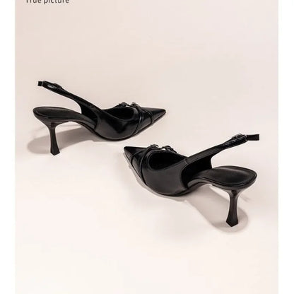 Scarpin feminino preto — look escritório