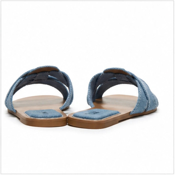 Chinelo azul respirável look casual - Valent